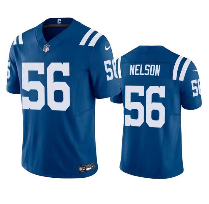 Men & Women & Youth Indianapolis Colts #56 Quenton Nelson Blue 2023 F.U.S.E Vapor Untouchable Stitched Football Jersey